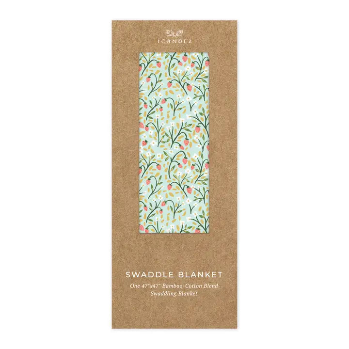Strawberry Meadow Baby Swaddle